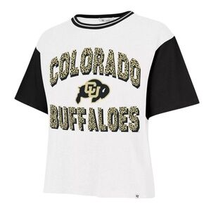 47 Women’s Colorado Buffaloes T-Shirt Black & White college athletic size medium